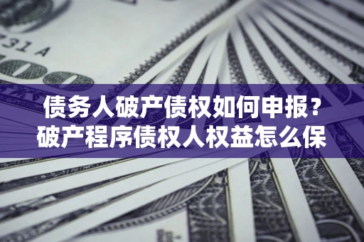济南债务人破产债权如何申报？破产程序债权人权益怎么保障？