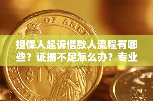 济南担保人起诉借款人流程有哪些？证据不足怎么办？专业律师解答