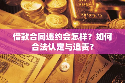 济南借款合同违约会怎样？如何合法认定与追责？