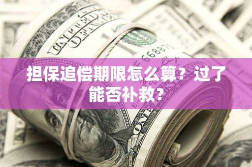 济南担保追偿期限怎么算？过了能否补救？